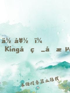 你好，King先生